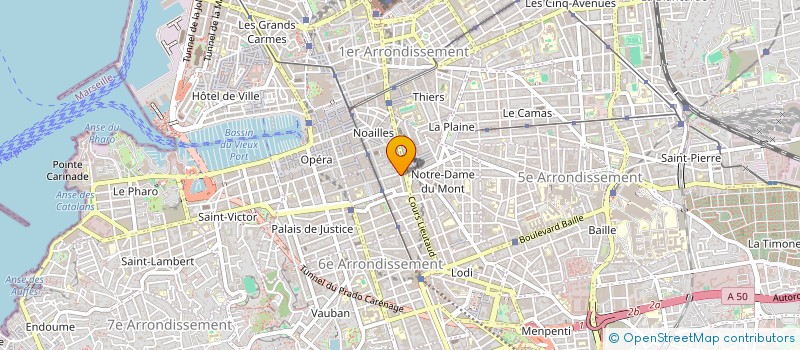 localisation de l'entreprise LE CABANON 13006 à MARSEILLE