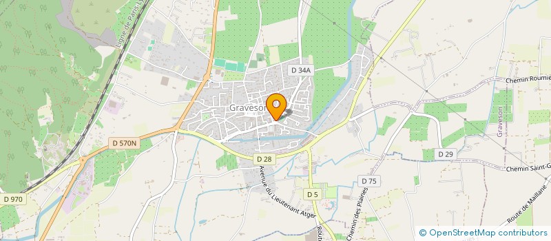 localisation de l'entreprise LE CABANON  GRAVESON