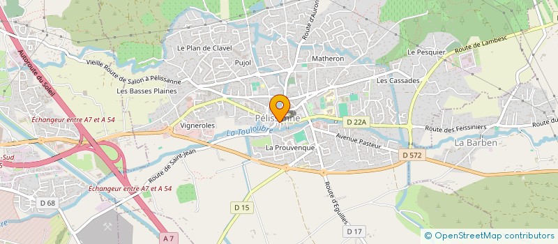 localisation de l'entreprise LE CABANON  PELISSANNE