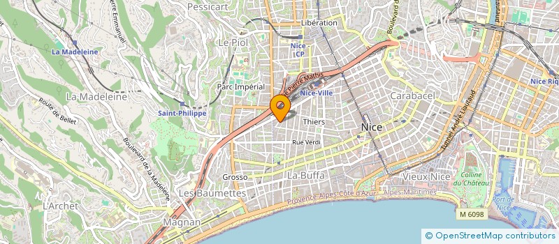 localisation de l'entreprise LE CABANON  NICE