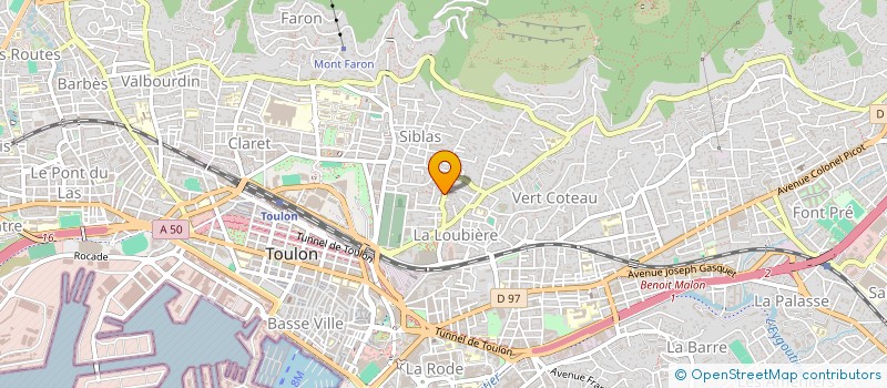 localisation de l'entreprise LE CABANON  TOULON