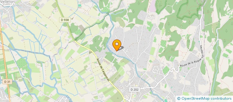 localisation de l'entreprise LE CABANON  L'ISLE-SUR-LA-SORGUE