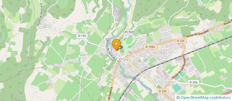 localisation de l'entreprise LE CABANON  VINAY