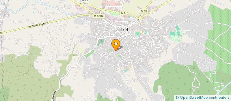 localisation de l'entreprise LE CABANON à TRETS