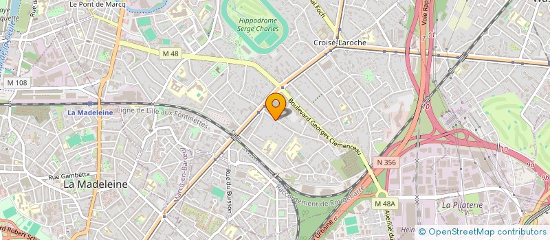 localisation de l'entreprise LE CABANON à MARCQ-EN-BARŒUL