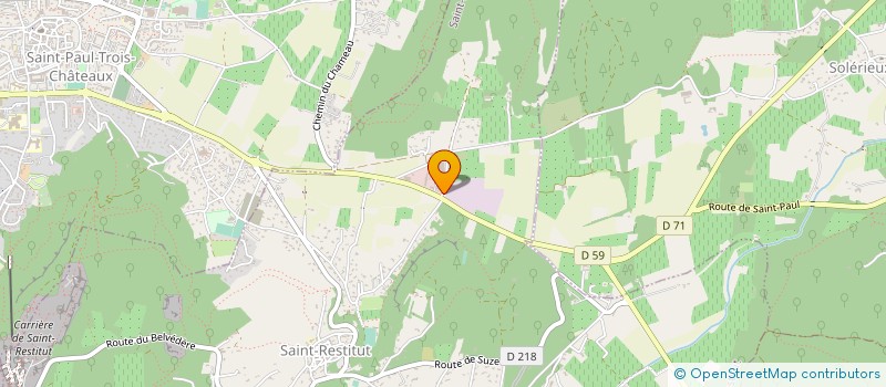 localisation de l'entreprise LE CABANON à SAINT-RESTITUT