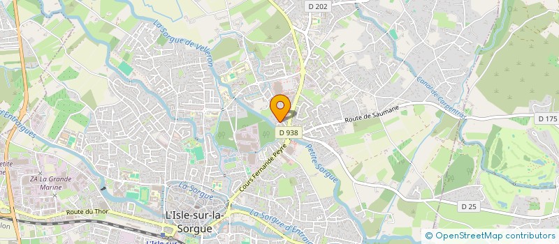 localisation de l'entreprise LE CABANON  L'ISLE-SUR-LA-SORGUE