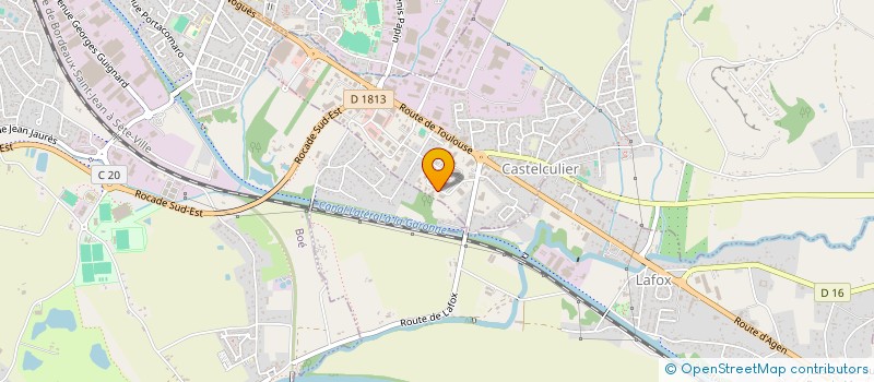 localisation de l'entreprise LE CABANON  CASTELCULIER