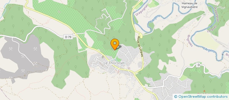 localisation de l'entreprise LE CABANON  LE THORONET