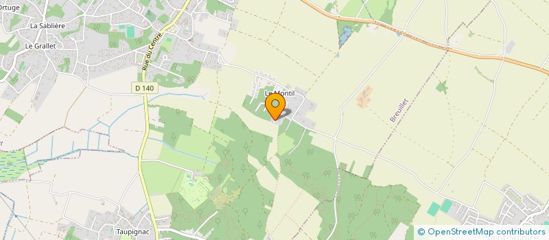 localisation de l'entreprise LE CABANON  BREUILLET