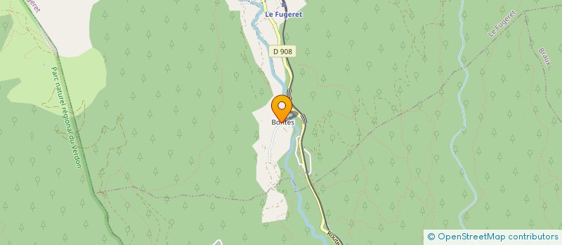 localisation de l'entreprise LE CABANON DE CHLOE  LE FUGERET