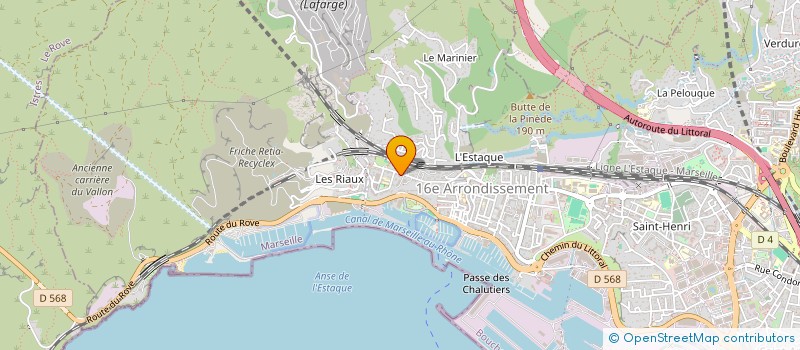 localisation de l'entreprise LE CABANON DES MINOTS à MARSEILLE