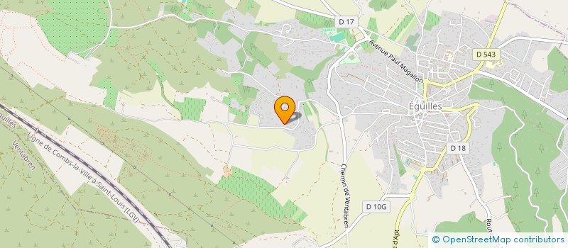 localisation de l'entreprise LE CABANON DES OLIVIERS à EGUILLES