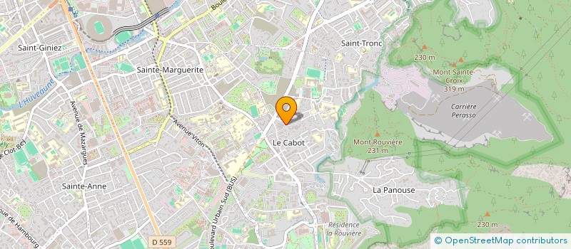 localisation de l'entreprise LE CABANON DES PITCHOUNS à MARSEILLE