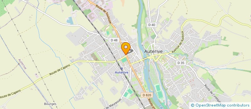 localisation de l'entreprise LE CABANON DES VIGNES  AUTERIVE