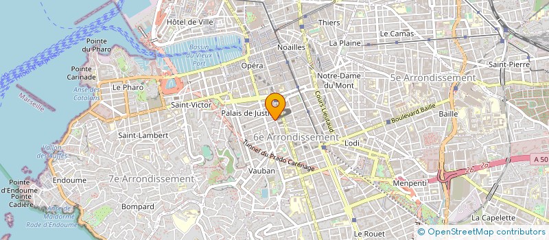 localisation de l'entreprise LE CABANON DESIGN à MARSEILLE
