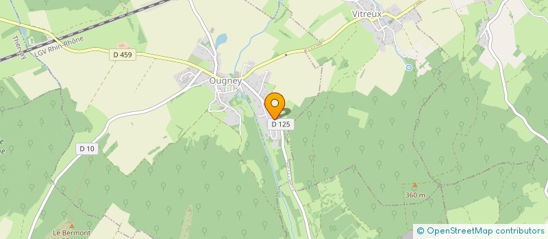 localisation de l'entreprise LE CABANON SARL  DAMPIERRE