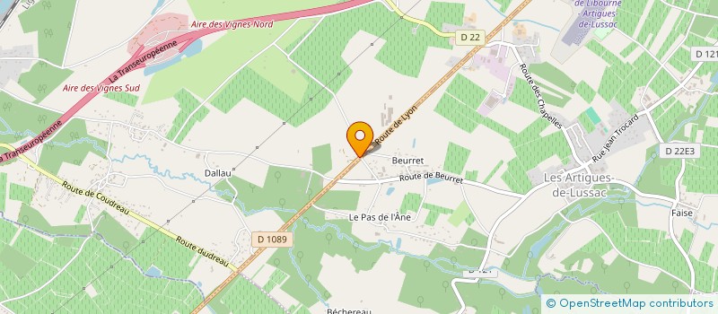 localisation de l'entreprise LE CABANON VEGETAL  ST-DENIS-DE-PILE