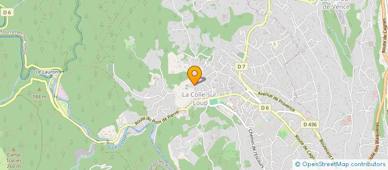 localisation de l'entreprise LE CABANOUS  LA COLLE-SUR-LOUP