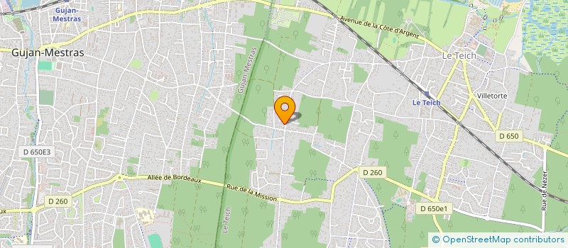 localisation de l'entreprise LE CABARET  LE TEICH