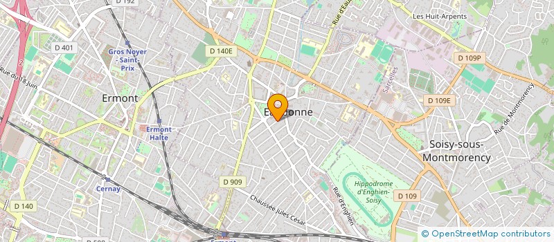 localisation de l'entreprise LE CABARET DE L'AVENTURE à EAUBONNE