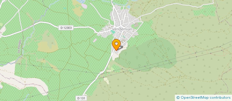 localisation de l'entreprise LE CABAS DES FRANGINES  VENDEMIAN