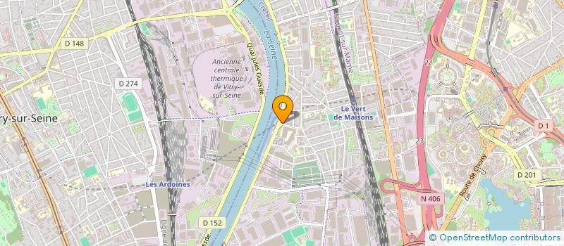 localisation de l'entreprise LE CABAS PARISIEN à ALFORTVILLE