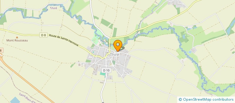 localisation de l'entreprise LE CABAS THIREEN  THIRE