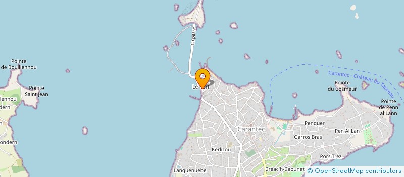 localisation de l'entreprise LE CABESTAN  CARANTEC