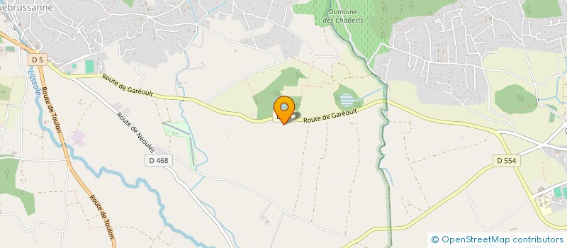 localisation de l'entreprise LE CABESTAN  LA ROQUEBRUSSANNE