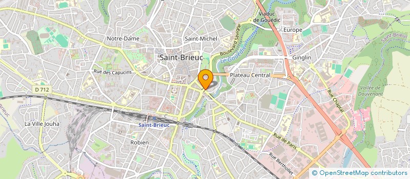 localisation de l'entreprise LE CABINET D'ALLAN à SAINT-BRIEUC