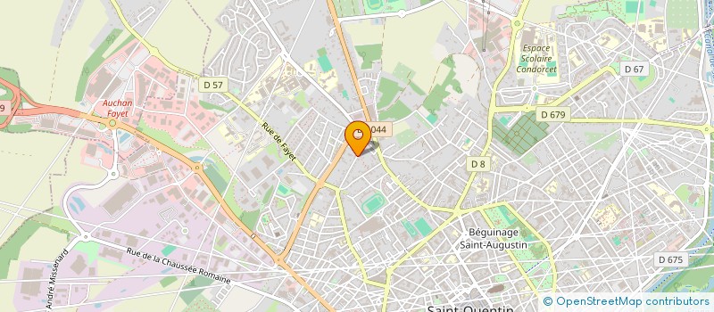 localisation de l'entreprise LE CABINET D'ETUDES ET DE RECHERCHES EN ENVIRONNEMENT à SAINT-QUENTIN