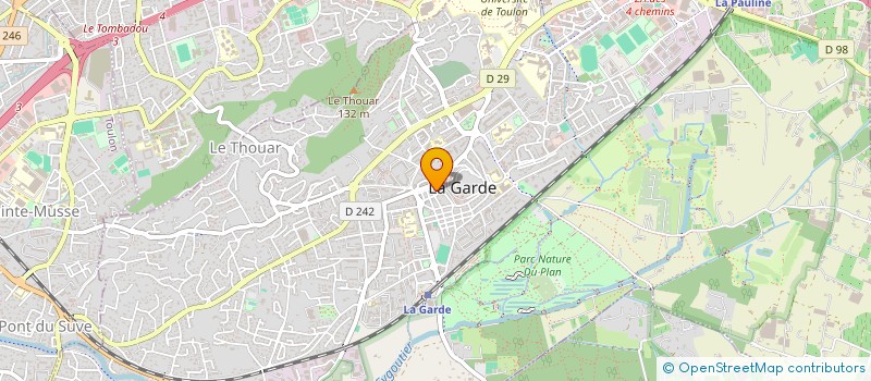 localisation de l'entreprise LE CABINET DE CURIOSITES à LA GARDE