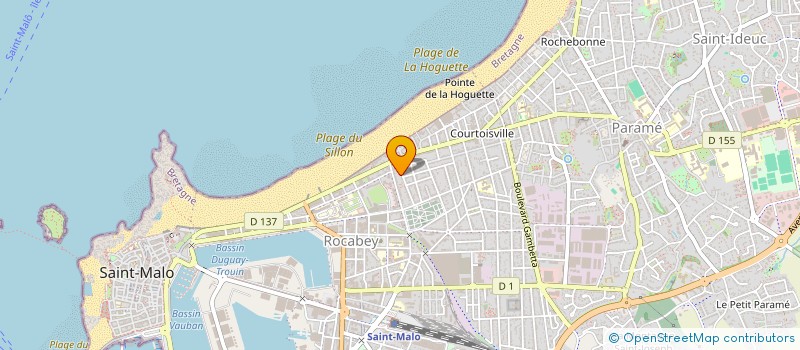 localisation de l'entreprise LE CABINET DES REFLEXES  SAINT-MALO