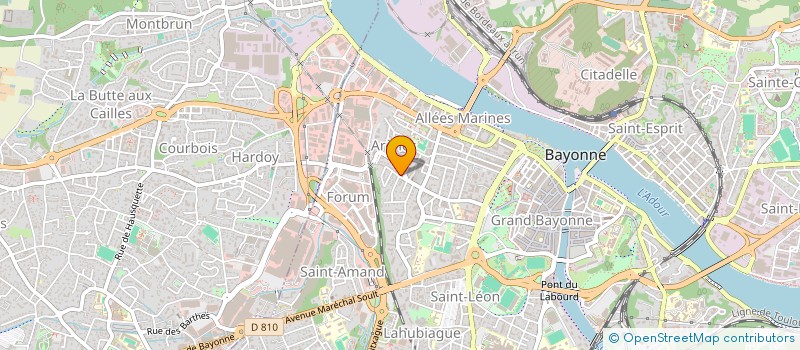 localisation de l'entreprise LE CABINET DU BATIMENT  BAYONNE