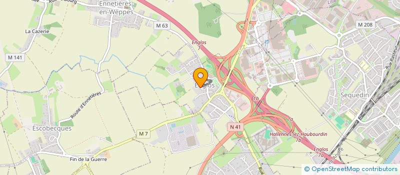 localisation de l'entreprise LE CABINET DU SON DE DJ DOC  ENGLOS