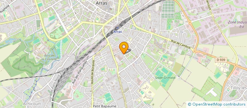 localisation de l'entreprise LE CABINET SUPERSONIQUE à ARRAS