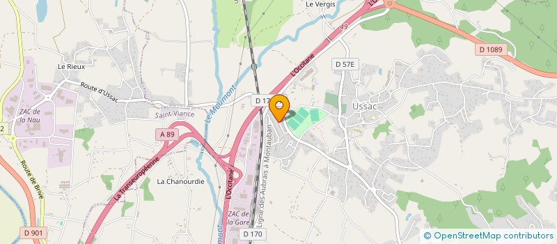 localisation de l'entreprise LE CABLAGE MODERNE à USSAC