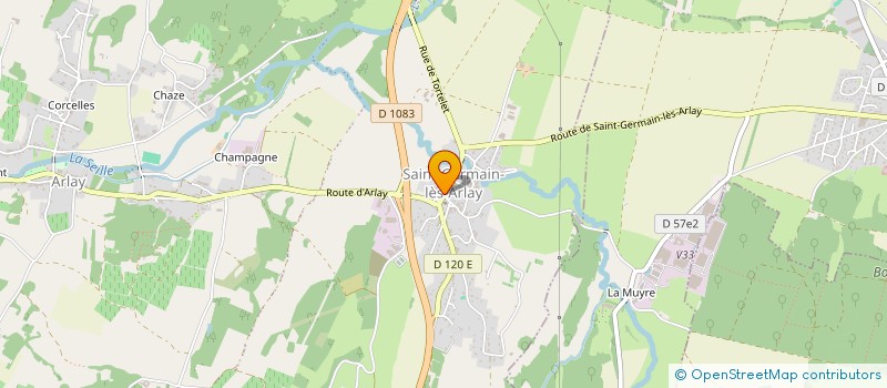 localisation de l'entreprise LE CABOULOT  ARLAY