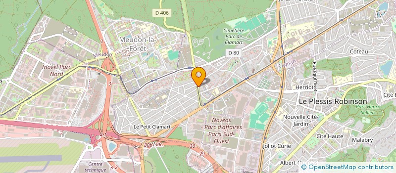 localisation de l'entreprise LE CABSOC à CLAMART