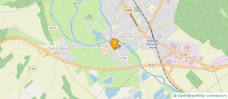 localisation de l'entreprise LE CACAO  PACY-SUR-EURE