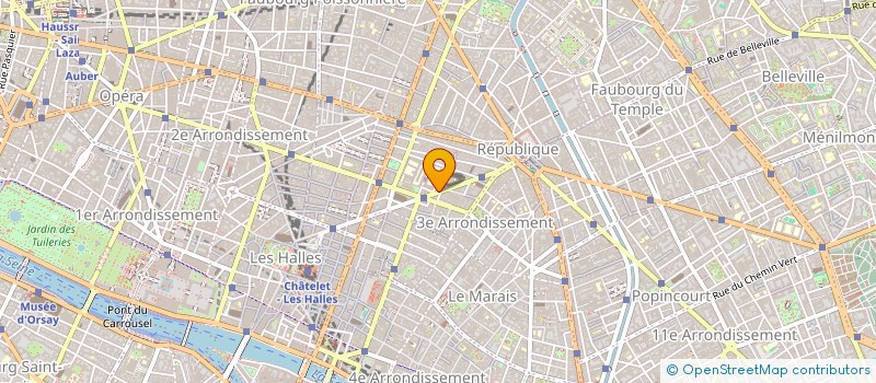 localisation de l'entreprise LE CACHE CACHALOT  PARIS