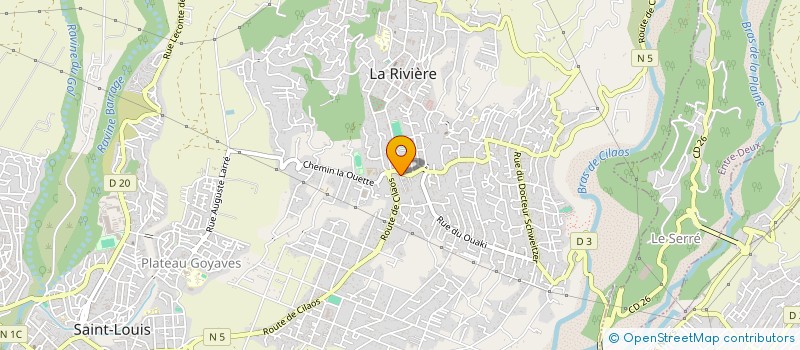 localisation de l'entreprise LE CACTIER à SAINT-LOUIS