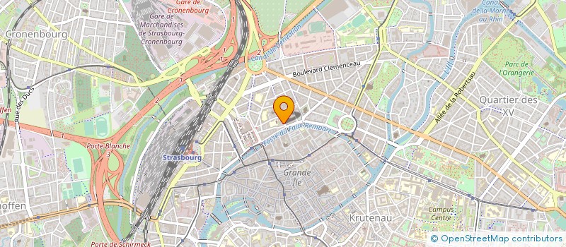 localisation de l'entreprise LE CACTUS à STRASBOURG