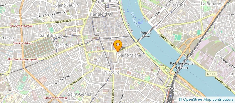 localisation de l'entreprise LE CACTUS  BORDEAUX