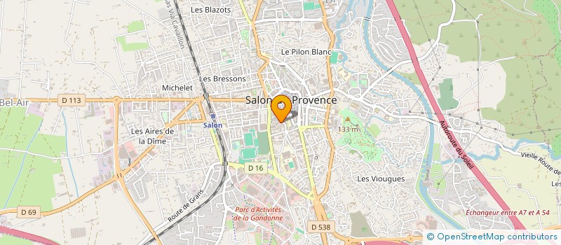 localisation de l'entreprise LE CACTUS  SALON-DE-PROVENCE