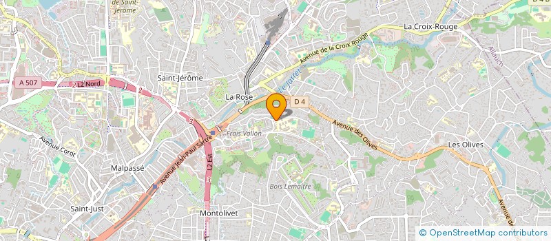 localisation de l'entreprise LE CACTUS  MARSEILLE