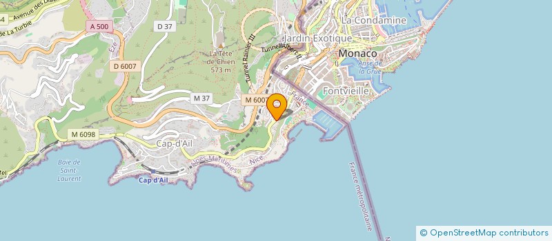 localisation de l'entreprise LE CACTUS à CAP-D'AIL