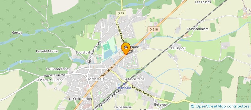 localisation de l'entreprise LE CACTUS BLEU  LE THORONET