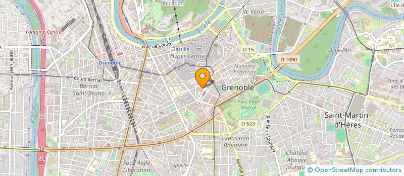 localisation de l'entreprise LE CACTUS NOIR à GRENOBLE